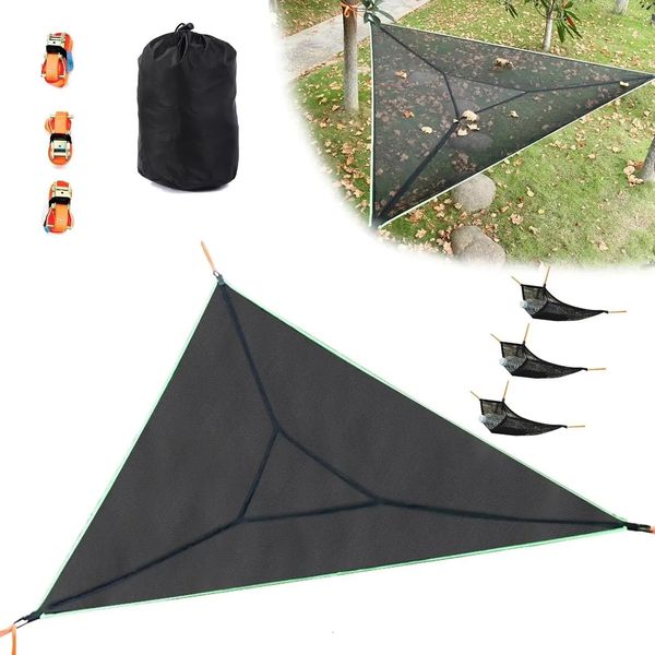 Hammock Dormito letto portatile all'aperto grande portatile per campeggio in campeggio Multi -Person Affermazione Triangle State per amaca portatile 240430 240430 240430