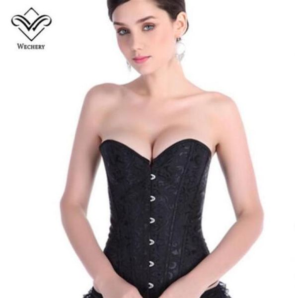 Corset Corselet Corselete Women039s Corset Overbust Corsage Bhite Bhite Corzet Top Top Bustier ricamato Straitjacket3502345