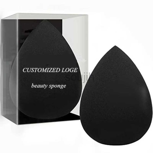 Strumenti per il trucco 2022 Hot Black Cosmetic Sponge Sponge Latex Free Sponge Sponge Powder Lotion Application Mixer D240510