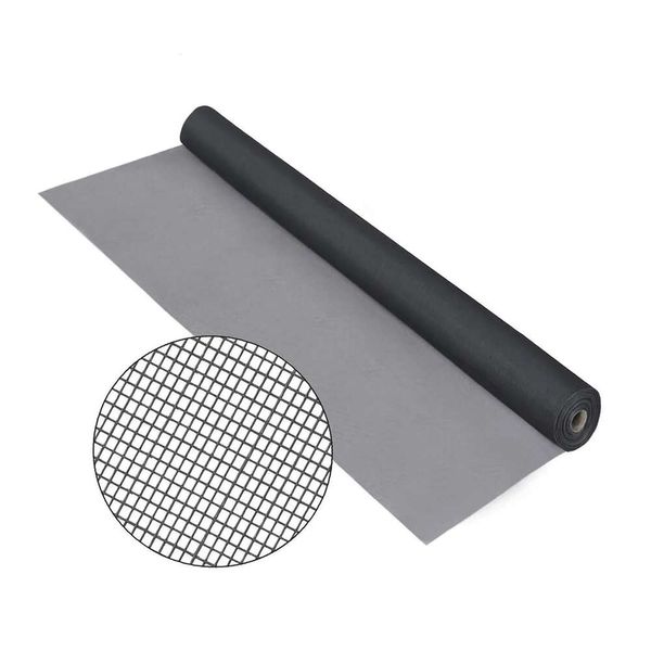 Rolagem da janela de fibra de vidro 36in x 100ft DIY Substituição personalizada Mesh Windows Portas de pátio Telas de pátio Premium Pet à prova de estimação tela para cozinhas ao ar livre casas de piscina de árvores