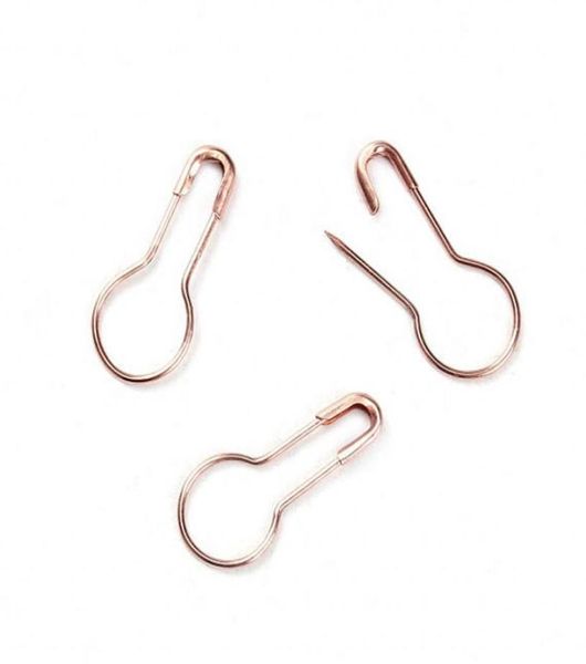 Birb Safety Pins Paket von 1000 Roségold Colorfashion Birnenform Stahl Stahl 5179257