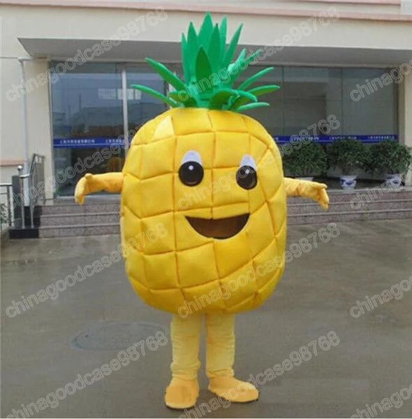 Performance Pineapple Mascot Costume di alta qualità di alta qualità Halloween Fancy Party Abito da cartone animato Outfit Outfit Carnival Unisex Outfit