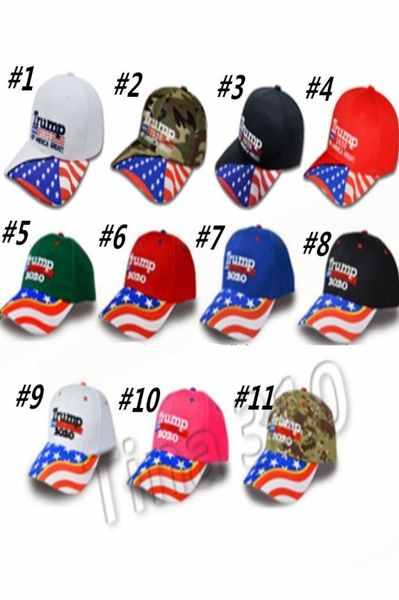 Cappello da baseball Donald Trump Camouflage Mantieni l'America Great 2020 Presidente Elezione Trump Hat Ball Cap T2C50637383961