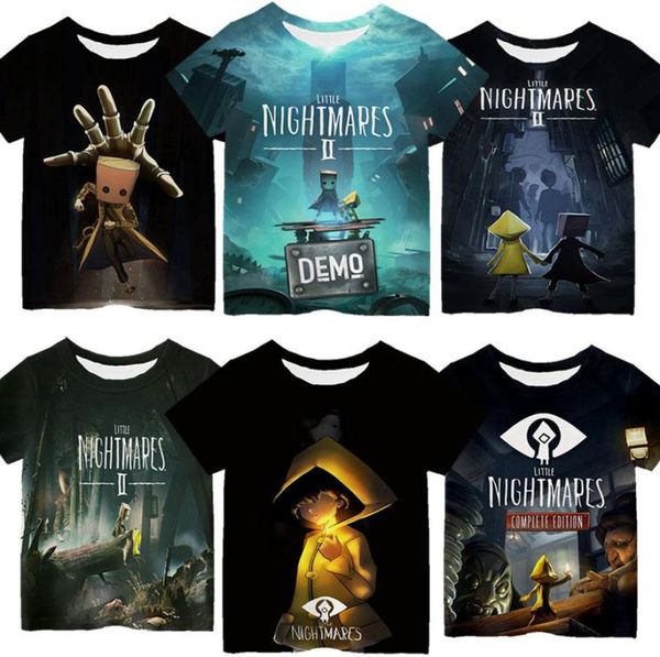 Women039s Tshirt Kids 3D Prints Little Nightmares 2 T Рубашки мультфильм аниме дети футболка для мальчиков девочки подростки малыш малышки 9940132