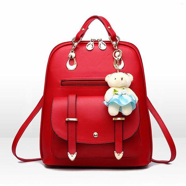 Mochilas multifuncionais de bolsas escolares para mochilas para meninas adolescentes femininas Light Light Luxury Design 2024 Bag