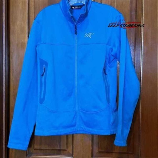 Designer Marke Windbreaker Kapuzenjacken Arenite Mid Layer Jacke S Blue Soft Shell v09f