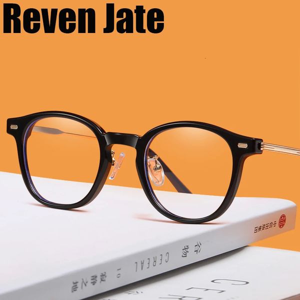 REVEN JATE B1810 Brillen optische Brillenrahmen für Frauen Brillen mit 6 Farben freie Montage RX -Objektive 240423