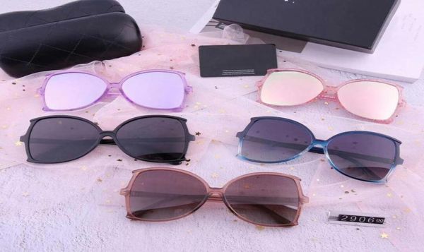 Lüks büyük boy güneş gözlüğü moda güneş gözlüğü kılıfları tasarımcı kutusu güneş gözlüğü ayna çanta güneş gözlüğü kutuları kutuplaşmış test kartı glasse1940944