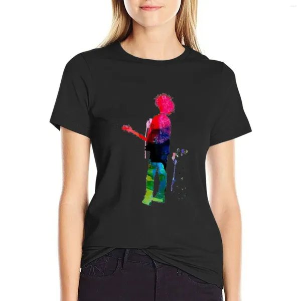 Kadın Polos İngiliz Müzik T-Shirt Gömlekleri Grafik Tees Hayvan Baskı Gömleği Girls için TOPS T Kadınlar Gevşek Uyum
