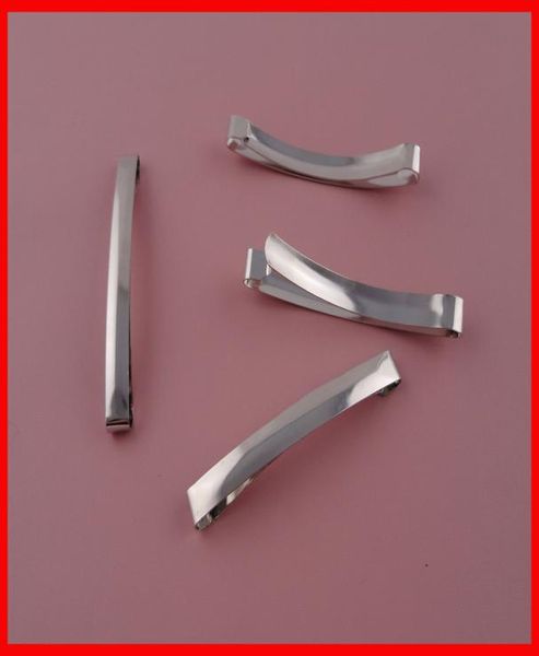 20pcs gümüş kaplama 8mm80cm 315 Quet Metal Slide Saç Kuru ve Nickle Metal Saç Barrettes Snap Saçpin9938821