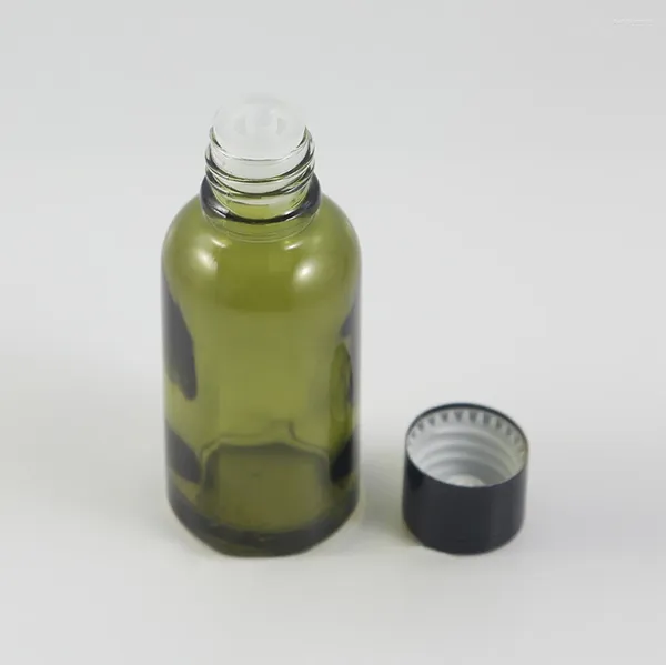 Bottiglie di stoccaggio di lusso 1 oz bottiglia di olio d'oliva vuoto vetro fantasia imballaggio cosmetico all'ingrosso