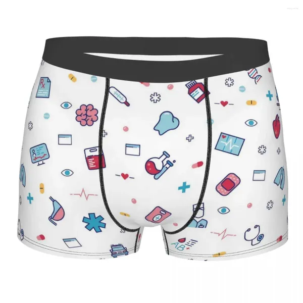 Underpants Man Tools Cartoon Long Unterwäsche sexy Boxer Shorts Shorts Homme Soft S-XXL