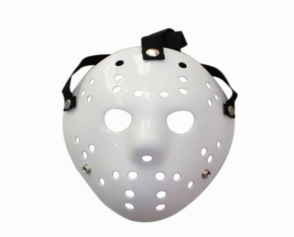Schwarzer Freitag Jason Voorhees Freddy Hockey Festival Party Full Face Mask Pure White PVC für Halloween -Masken8222489