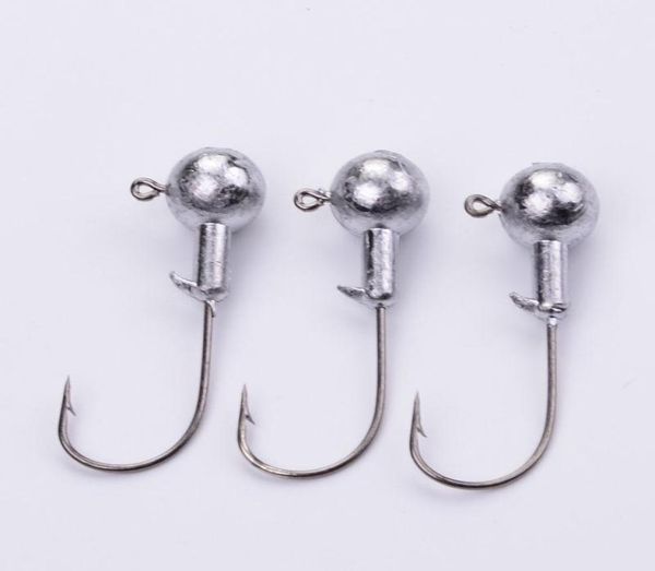 2019 5 PSClot Neue hohe Qualität 1G3G5G55G10G Lead Head Hook Jigs Köderfischerhaken für weiche Köderfischerei Tackle 5588165