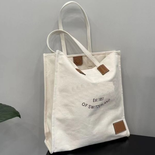 BASSAGGIO DAMI DONNA SHOPING BALLY BEIGE CANVAS TOTE EST 1851 di Svizzera di alta qualità AGGIORNAMENTO AGGIORNA