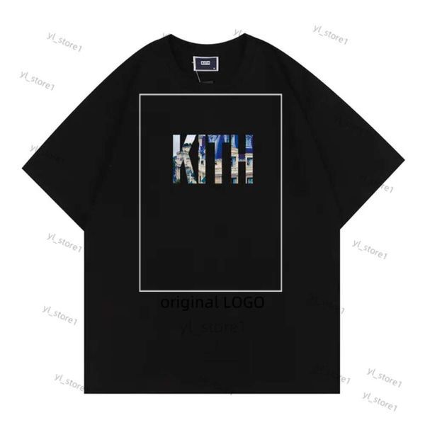 Kith Tom e Jerry T-shirt Designer Men Tops Women Casual Short Shorts Assumenti in cotone Tee Vintage Mashion Outwewear Top Top Over Overtize Man Shorts BC69