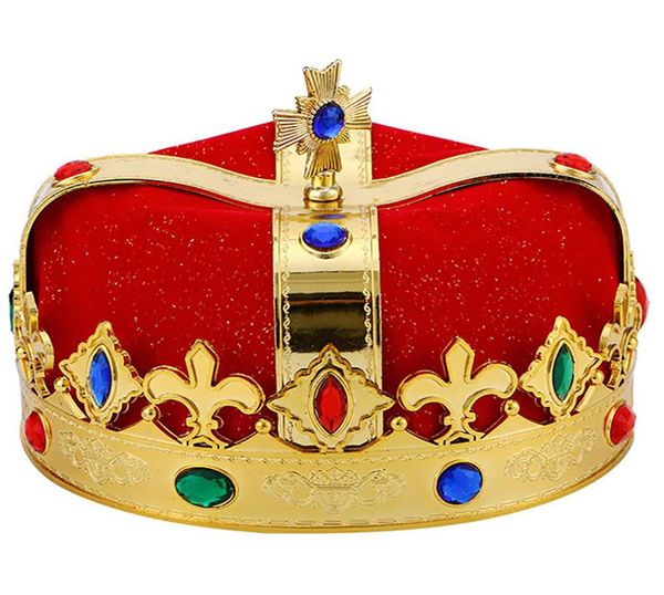 Fashion King Crown Hat Cosplay Prop Adult Children Show Party Hut König Prince Crown Decoration Party Lieferungen neuer Ankunft 9983164