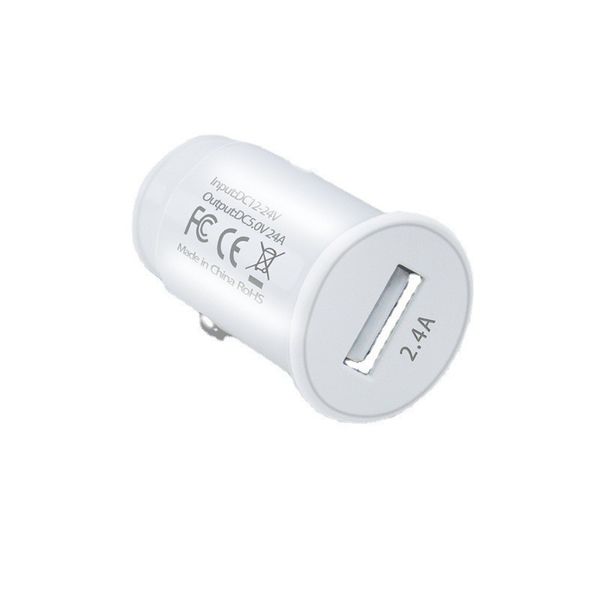 Charagem rápida 18W 12W Carregador de carro USB Mini adaptadores de energia portátil para iPhone 12 13 14 15 Samsung Xiaomi Huawei Android Phone com caixa