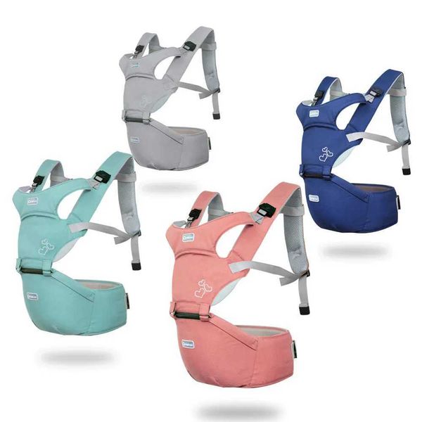 Carrier con zaini con fionda per baby imbragatura abbraccio sgabello con cintura con cintura porta portatore bebe ergonomique kangaroo sedile anca versatile per le quattro stagioni t240509