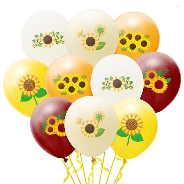 Decorazione per feste da 50 pezzi di palloncini di girasole set multi moderno moderno decorazione a palloncini in lattice per compleanno baby shower sesso di genere