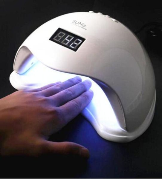 Sunuv Sun5 48W UV LED Lampe Nagel Trockner Gel Polnische Aushärtungsmaschine mit professioneller Pediküre Maniküre Trockner3346466