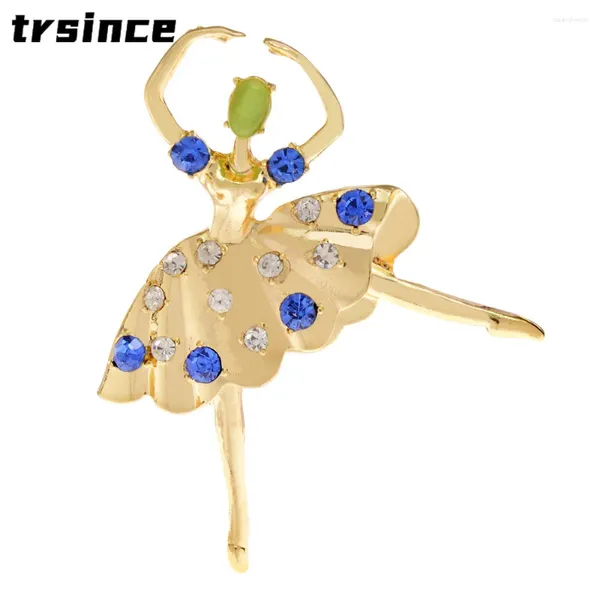 Spille di moda di moda simpatica ragazza da balletto pin elegante personaggio corsage costumi accessori per le donne spille da campo