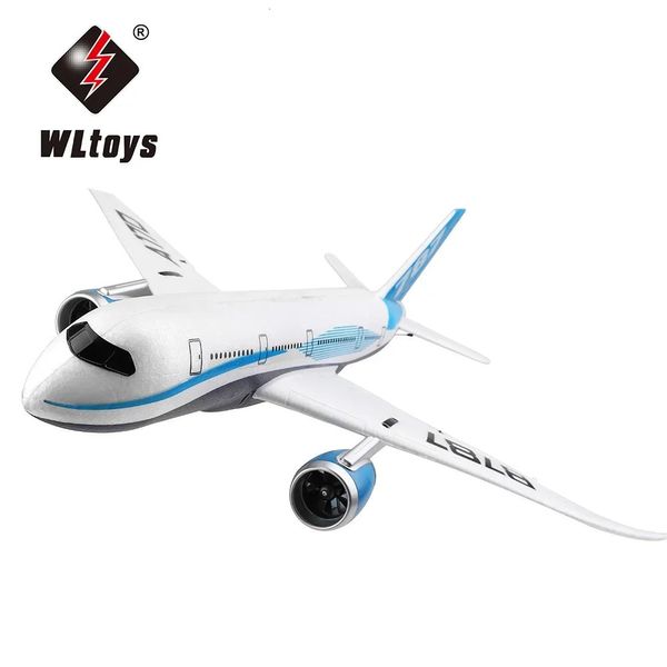 Wltoys A170 Aereo RC giocattolo EPO Craft Foam Electric Outdoor Remote Control Aircall Remote Control Aeromobile ala fissa 240510