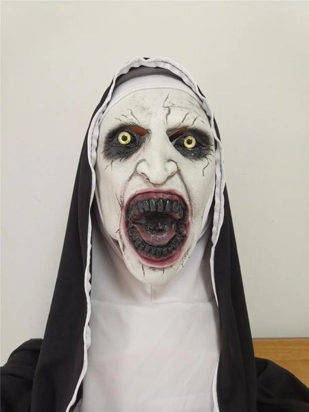 FORNITÀ DI PARTY MASCHIO MASCHIO Le maschere cosplay valak Halloween Costumi terroristici per donne Masches Scarino Proppetti di costume Deluxe Mascarillas Man