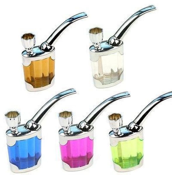 Dual -Purpose Tubo di fumo Acqua Tubo di fumo Shisha Hookah Dual Circolazione Acqua Filtro del tubo del tabacco Porta di sigarette Bongs6823477