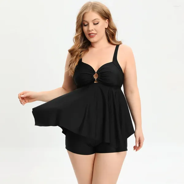 Costumi da bagno femminile costumi da bagno elastici di grandi dimensioni che sono stati asciugati rapidi ad angolo piatto bikini all'ingrosso all'ingrosso in stock