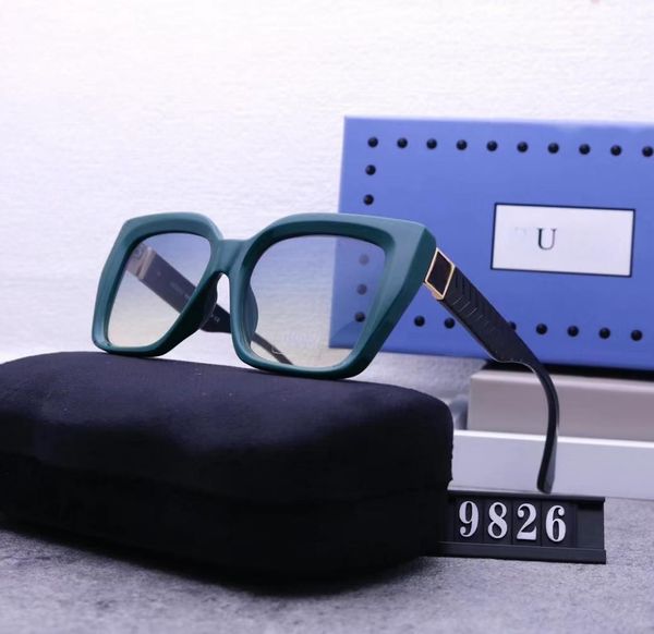 Óculos de sol da moda para homens e mulheres luxo na segunda