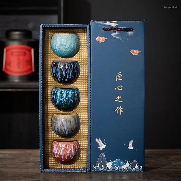 Tee Tassen Ofen Variable Keramik Master Tasse Teetasse Set Tianmu Glaze Drachenei Ei