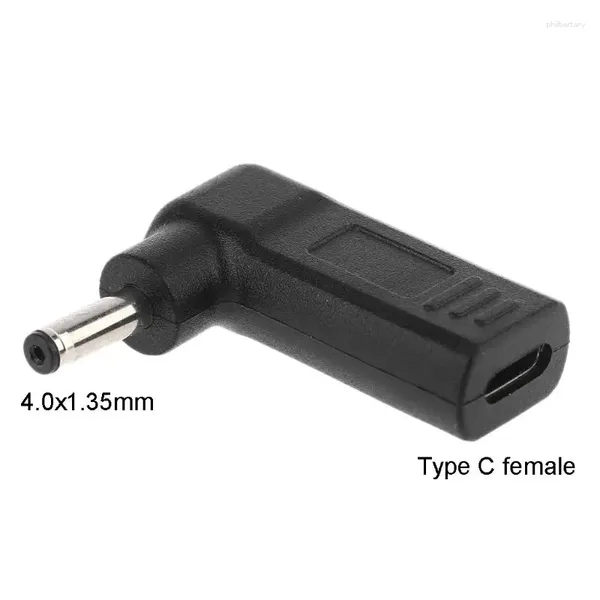 Cabos de computador para adaptador de energia DC Tipo de USB fêmea para 4.0x1.35mm Conversor de conector de plugue masculino ZenBook UX21A UX31A UX32A LX9A