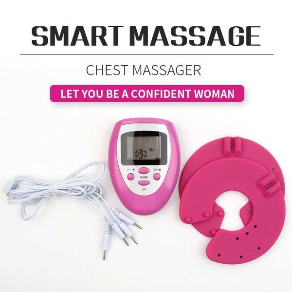 A intensificador de mama eletrônico do intensificador de busto aumenta a circunferência do peito estimula a massagem de pulso de crescimento muscular alivia a dor q240509