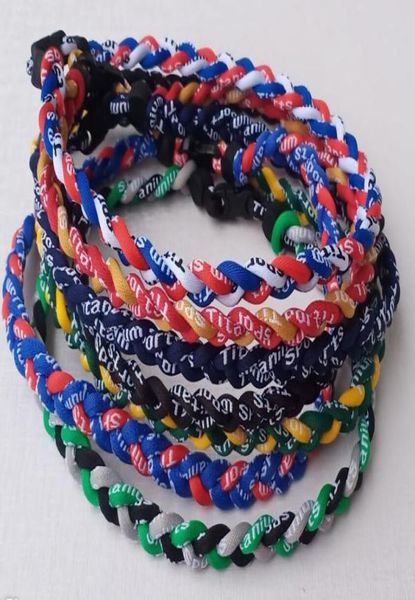 Accessori sportivi in titanio triplo collana singola collana da baseball Tornado Bracciale in tende collane per bambini e atleti5756913