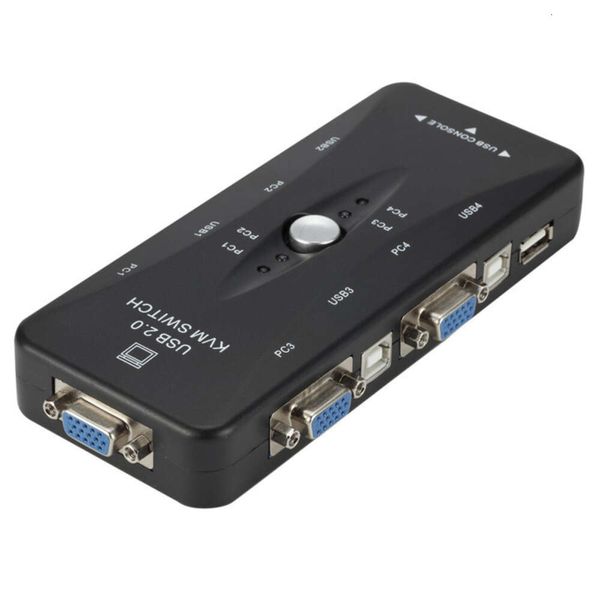 KVM 2-in-1-out USB Switch Key Key 4-в-1-выпада VGA Shared Converter