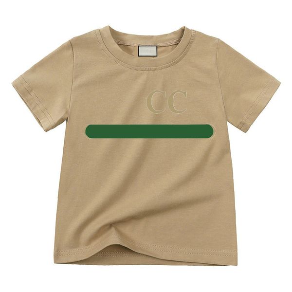 camiseta infantil branca manga curta de manga curta camiseta tee infantil camiseta menina meninas pescoço redonda algodão puro camiseta de impressão clássica de alta qualidade roupas para crianças roupas