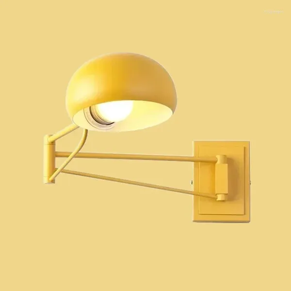 Duvar lambası Modern LED, anahtar katlanabilir ve uzatılabilir göz koruması