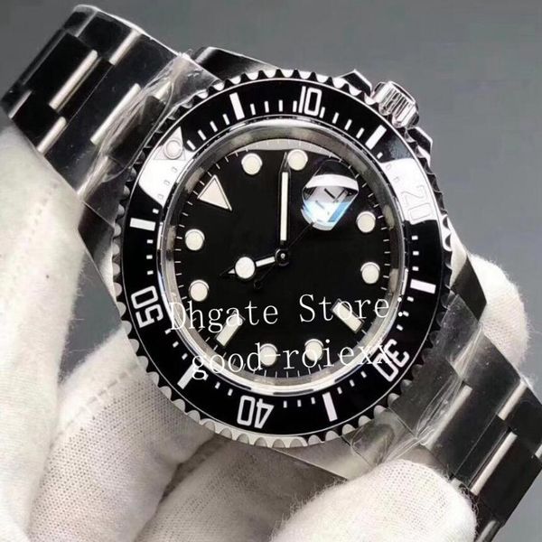 43mm relógios de 44mm de homens de 44 mm homens automáticos cal 3235 Movimento à prova d'água 904L Data de aço cerâmica Black Blue Dive Sea Sport ETA Cry 244T