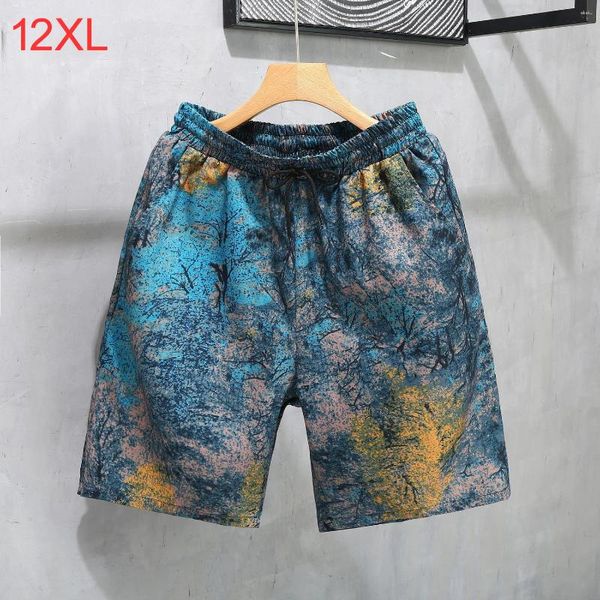 Herren-Shorts Hawaiian Beach Big Men Hip Hop Streetwear Kinne Kurzer Plusplinie 10xl 12xl Sommer Mann