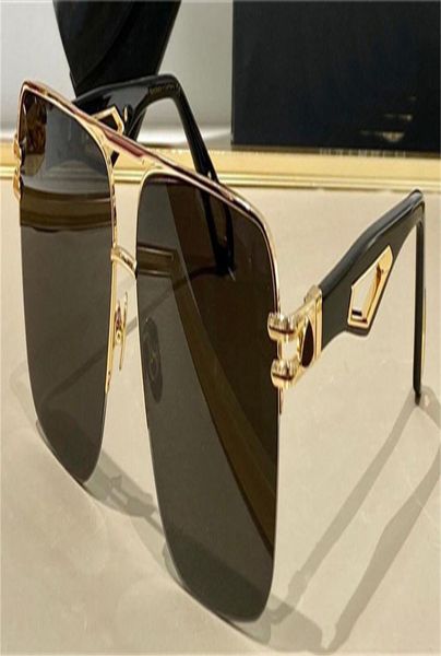 Топ -мужские очки скамейка II Солнцезащитные очки моды Sungle K Gold Halfframe Высокий стиль щедрый стиль высококачественный открытый UV400 Eye2445495