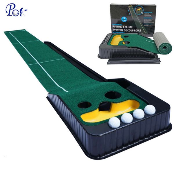 Attrezzatura interna da golf, ritorno automatico, tappetino, coperta, attrezzatura da esercitazioni da golf