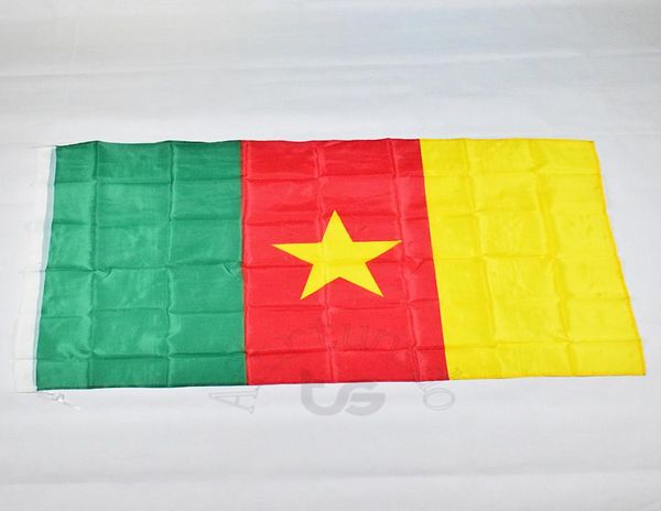 Cameroon National Flag 3x5 FT90150 cm Hanging National Flag Cameroon Home Decoration Flag Banner7773857