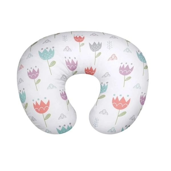 Capa de travesseiro de enfermagem para bebês Mãe de enfermagem respirável Tampa de travesseiro de amamentação Ushape Ushape enfermagem Pillow Slipcover 240509