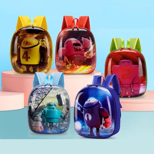 Backpack Kindergarten Cartoon School Bag per bambini di 3-7 anni per bambini piccoli impermeabili per bambini