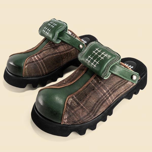 Sandálias de plataforma para homens ou mulheres dedo redondo de dedão dos sapatos grandes tamanhos grandes fêmeas tapas de super qualidade tamanhos grandes de verão p25d50