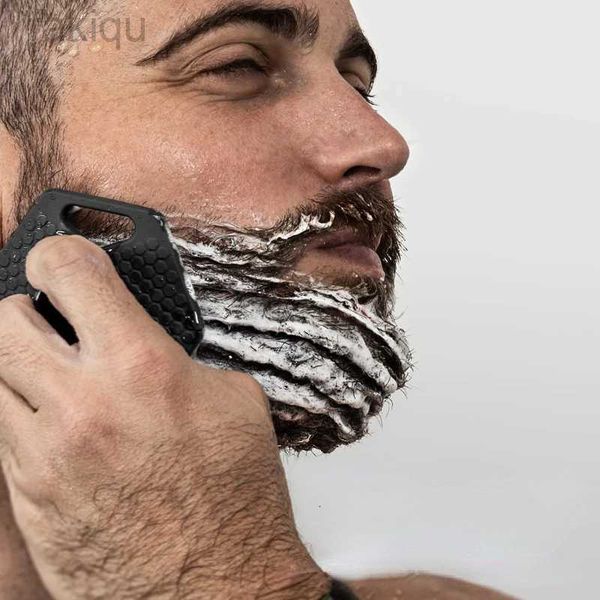 Limpeza Mens barba Pincel de limpeza facial Escova de esfoliação Massagem Silicone Mini Facial Facial Limpeza Defesa Cuidado de pele Ferramenta de beleza suave D240510