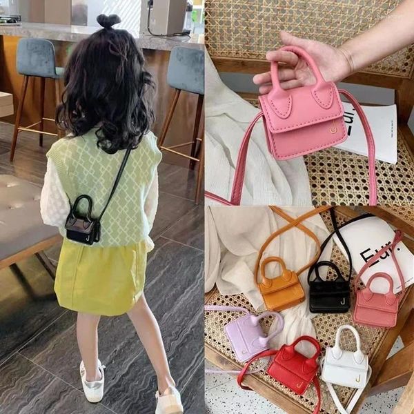 Bolsas de armazenamento garotas garotas bolsas bolsas crossbody bag fofa mini pequena bolsa de moedas para criança mensageiro de mão fêmea batom feminino