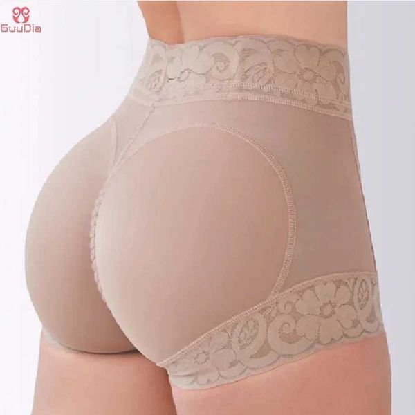 Taille Tummy Shaper Guudia Booty Hebe 3D -Knopf Nicht -Schlupfkleber Taillenschneider Hüfte Hifter Hifter Q240509