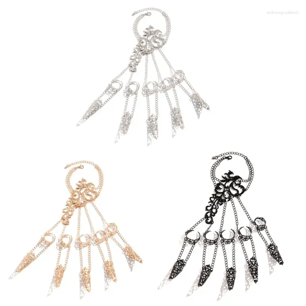 Charm Armbänder hohlkegelförmige Deckfingerkettenarmband für Partys und Nachtclubs